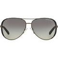 Michael Kors womens Mk5004 Chelsea Aviator Sunglasses Gunmetal/Black/Grey Gradient