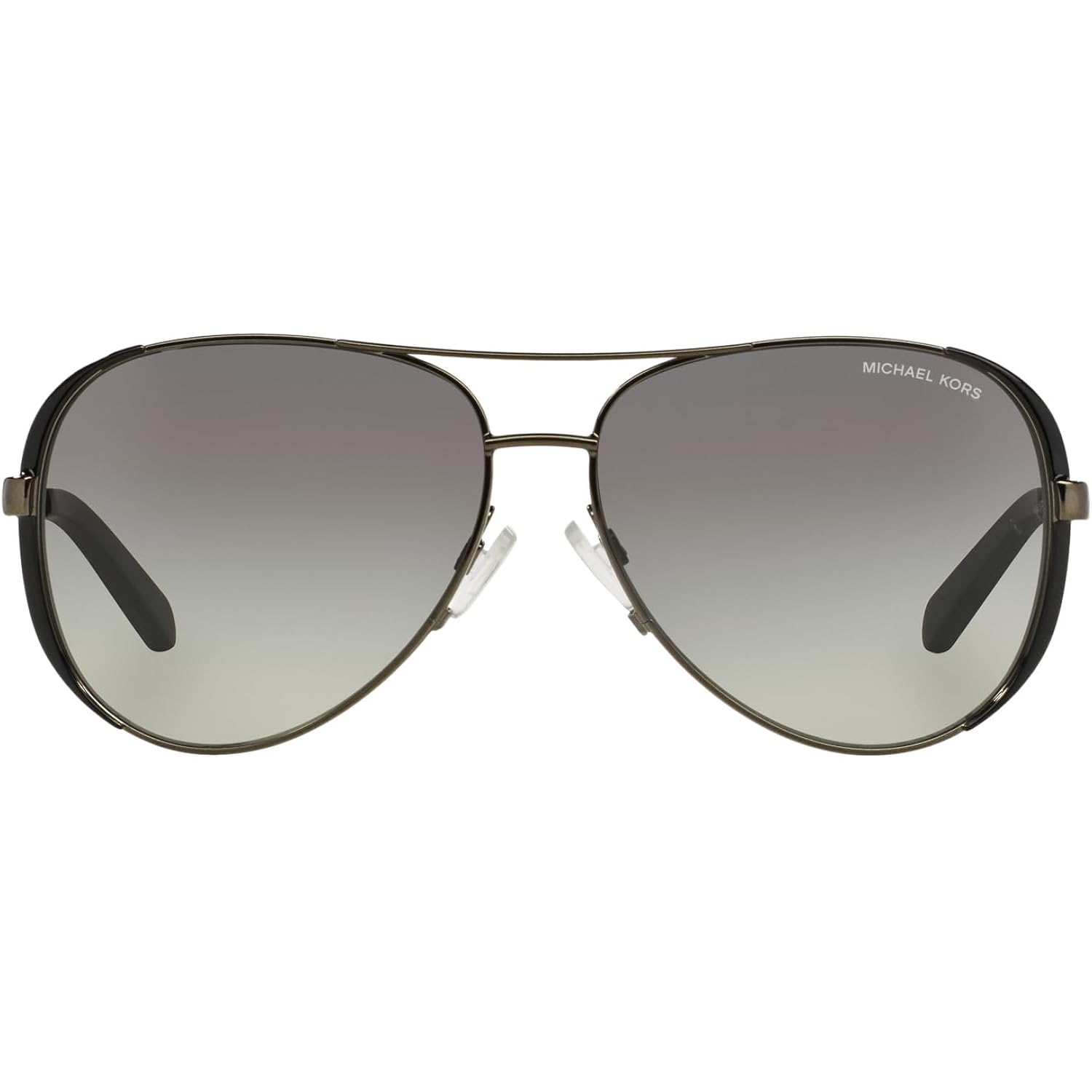 Michael Kors womens Mk5004 Chelsea Aviator Sunglasses Gunmetal/Black/Grey Gradient