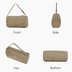 DONNAIN Premium Suede Leather Crossbody Purses for Women, Small Shoulder Bag with Adjustable Strap and Crossbody Hobo Bag