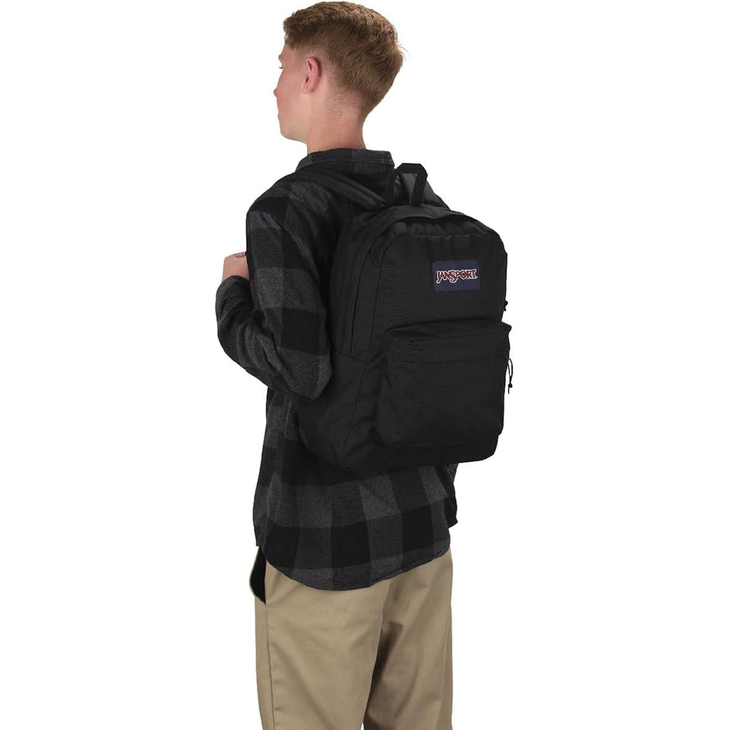 Jansport Superbreak One Backpacks - Durable, Lightweight Bookbag With 1 Main Compartment, Front Utility Pocket With Built-In Organizer - Premium Backpack, Black