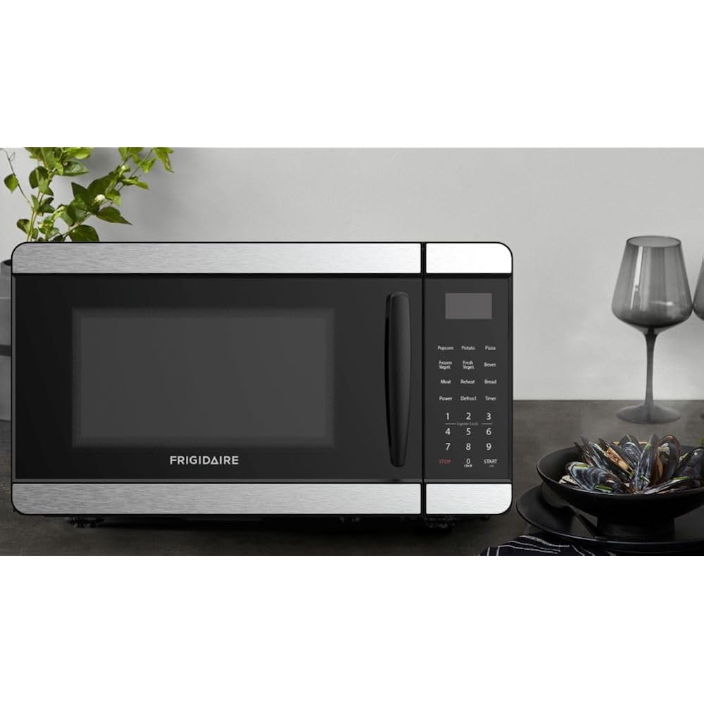 Frigidaire Emw727 0.7 Cubic Foot Microwave, Stainless Steel