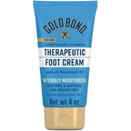 Gold Bond Therapeutic Foot Cream, Jojoba & Peppermint Oil, 4 Oz (Pack of 6) - Presentation May Vary.