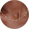 Carffordo Mothers Day Gifts 925 Sterling Silver Necklace Silver Chain Necklace for Women Cuban Link Chain 16K Gold Plated Chain Simple Dainty Necklace for Women Waterproof Trendy Jewelry Gift