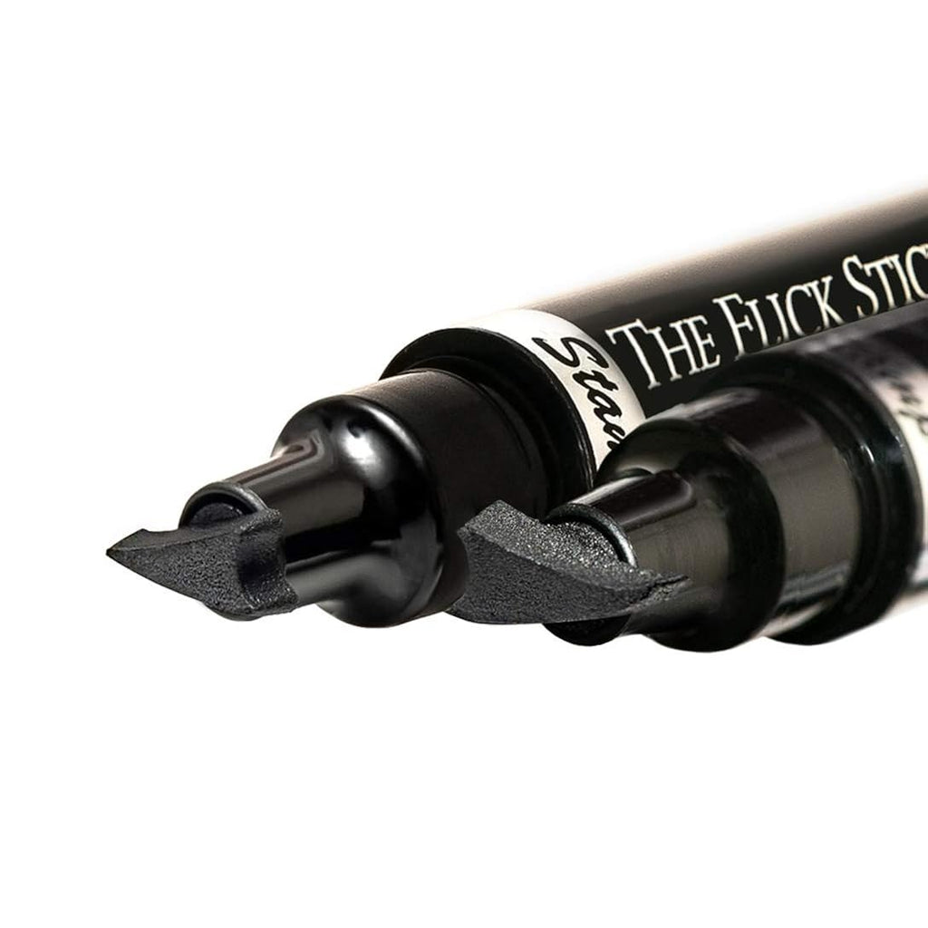 The Flick Stick Winged Eyeliner Stamp For Quick And Easy Cat Eye Makeup, Smudgeproof & Waterpoof Eye Liner Cat Eye Stencil Makeup Tool, Wingliner, Liquid Eyeliner Pens (10Mm Classic, Midnight Black)
