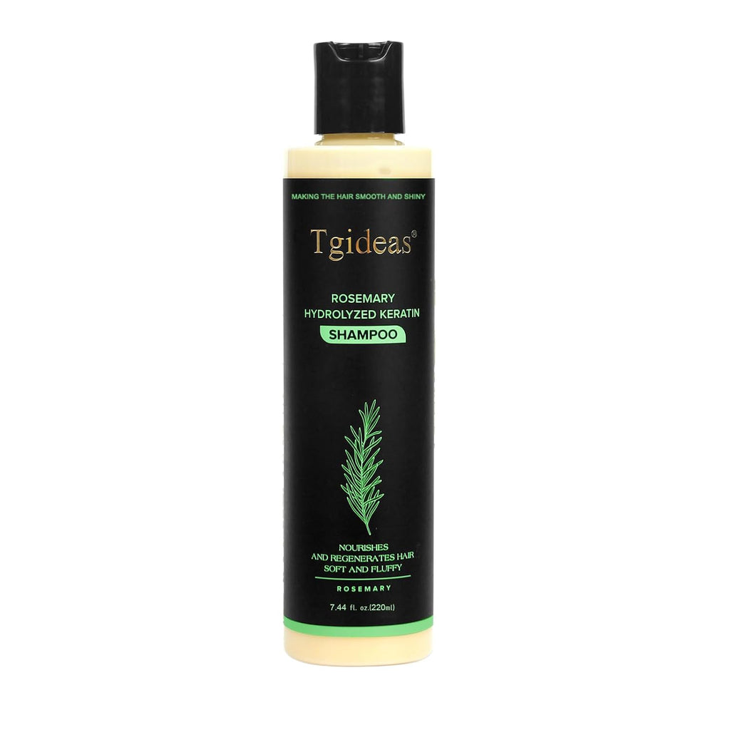 Rosemary & Biotin Shampoo For Thinning Hair, Volumizing Shampoo For Fuller, Thicker Hair, Strengthening & Nourishing Formula With Root Lift, Gentle Daily Care For Women & Men (7.4 Fl Oz)