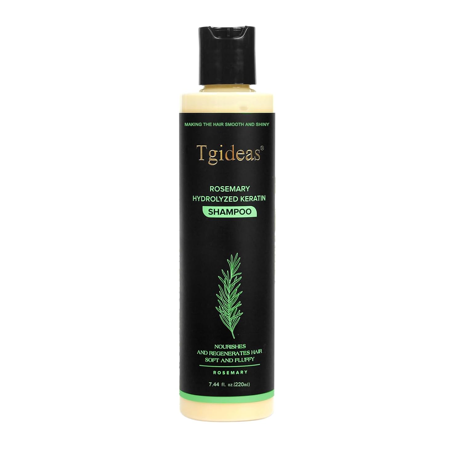 Rosemary & Biotin Shampoo For Thinning Hair, Volumizing Shampoo For Fuller, Thicker Hair, Strengthening & Nourishing Formula With Root Lift, Gentle Daily Care For Women & Men (7.4 Fl Oz)