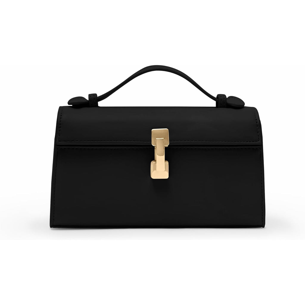 Clutch Purses for Women - Small Purse Top Handle - Evening Bag - Adjustable Crossbody Handbag - Trendy PU Leather