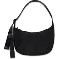 Medium Nylon Crossbody Crescent Bag: Slouchy Style Shoulder Casual With Adjustable Strap