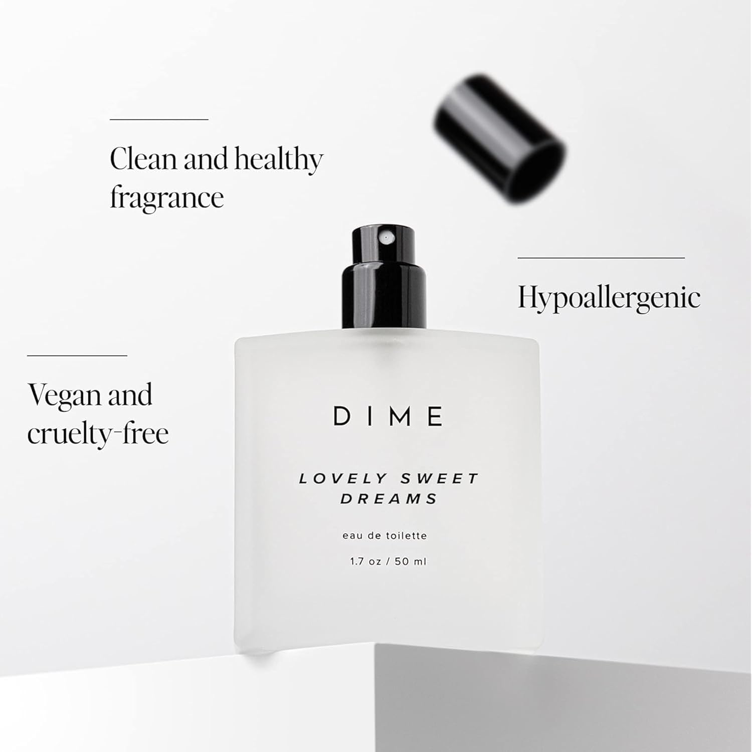 Dime Beauty Perfume Lovely Sweet Dreams - Soft Floral Perfume For Women With Freesia, Vanilla Cream & Amber, Eau De Toilette Spray, Vegan, 1.7 Oz / 50 Ml
