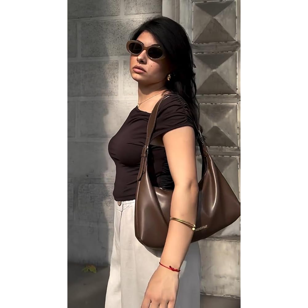 Montana West Medium Shoulder Purses For Women Crescent Hobo Bags Trendy Purses