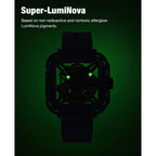 Ciga Design Watches For Womens X Series - Machina, Mechanical Automatic Watches Fashion All-Match Wrist Accessories Sapphire Crystal Analog Skeleton Watches With Silicone Strap