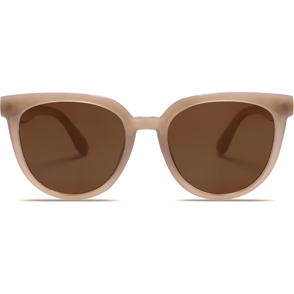 Sojos Trendy Cat Eye Round Polarized Sunglasses For Women Fashion Uv Protection Sunnies Sunglasses Sj2175