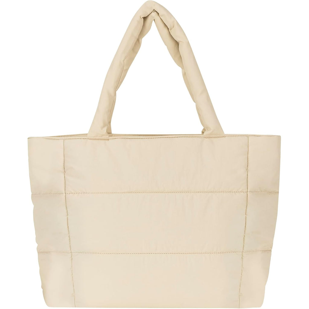 Puma Women'S Plush Soft Nylon Tote With Padded Straps, Zip Closure & Metal Logo Plaque
