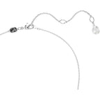 Swarovski Hyperbola Pendant, Heart And Infinity, Clear, Rhodium Finished
