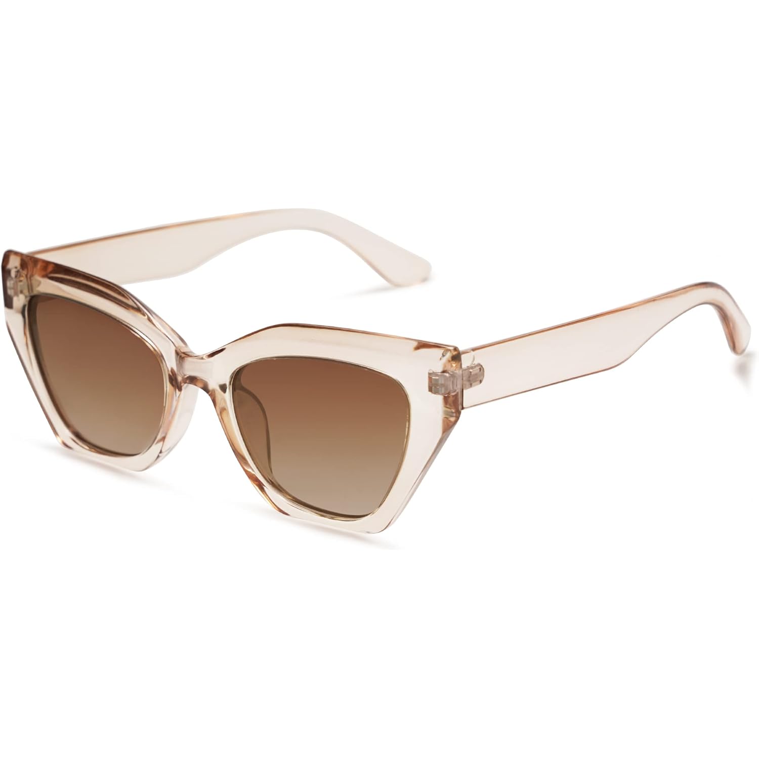 SOJOS Square Cat Eye Polarized Sunglasses for Women Retro Classic Vintage Trendy Cateye Shades Sunnies Gafas de sole SJ2235