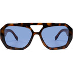Sojos Trendy Aviator Sunglasses For Womens Mens Polarized,Hexagonal Square Double Bridge Designer Inspired Sun Glasses Sj2288