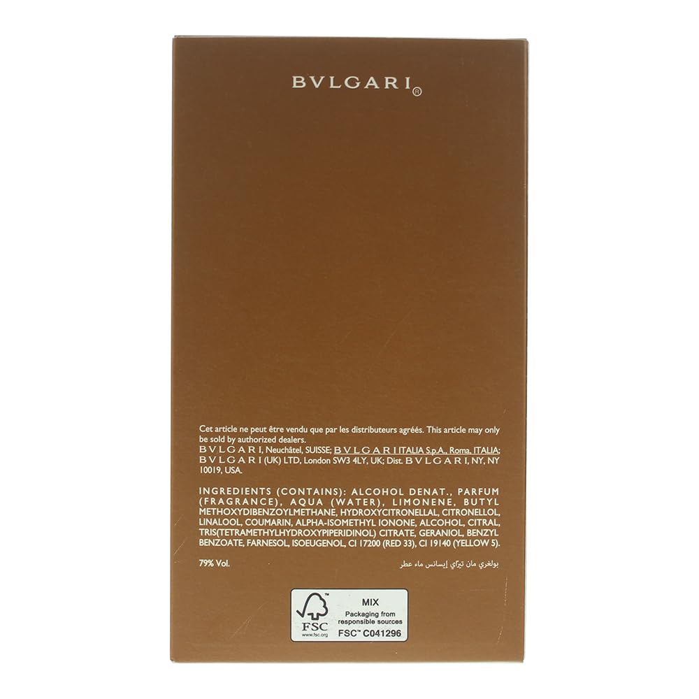 Bvlgari Man Terrae Essence By Bvlgari For Men - 3.4 Oz Edp Spray