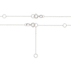 Minimalist Diamond Necklace for Women - Handmade 14k Solid Gold Necklace with Bright 0.025ct Diamonds, Dainty Shimmer Chain, Available in Various Lengths, Suitable for Women