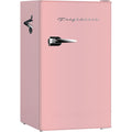 Frigidaire Efr376 Retro Bar Fridge Refrigerator With Side Bottle Opener, 3.2 Cu. Ft, Pink/Coral
