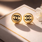 18Gold Luxury Letter Earrings for Women & Best Friends | Elegant Gold Stud Earrings Accessories for Valentine's Day, Birthday Gifts & All Occasions