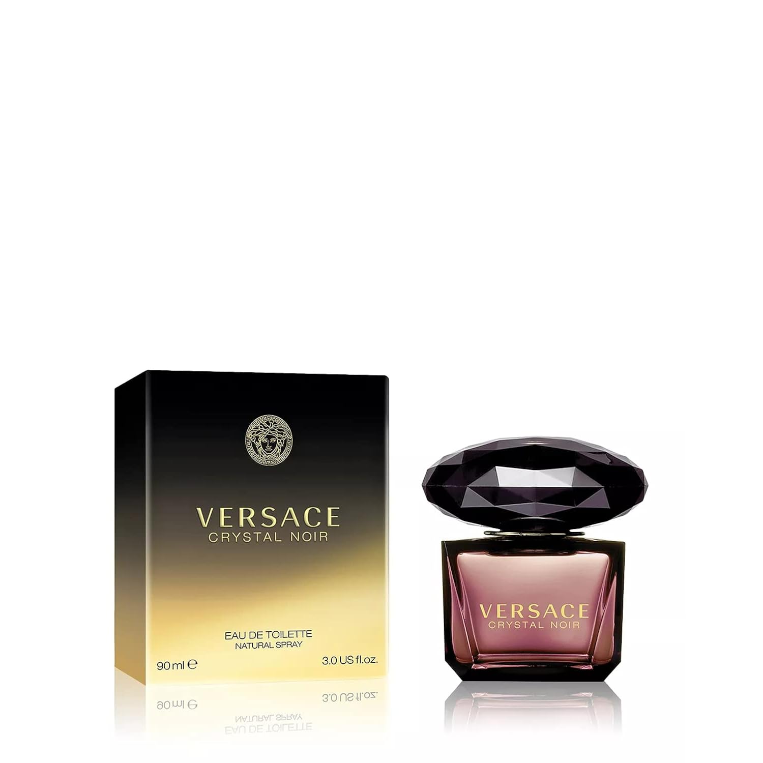 Versace Crystal Noir For Women Eau De Toilettey Spray, 3 Ounce