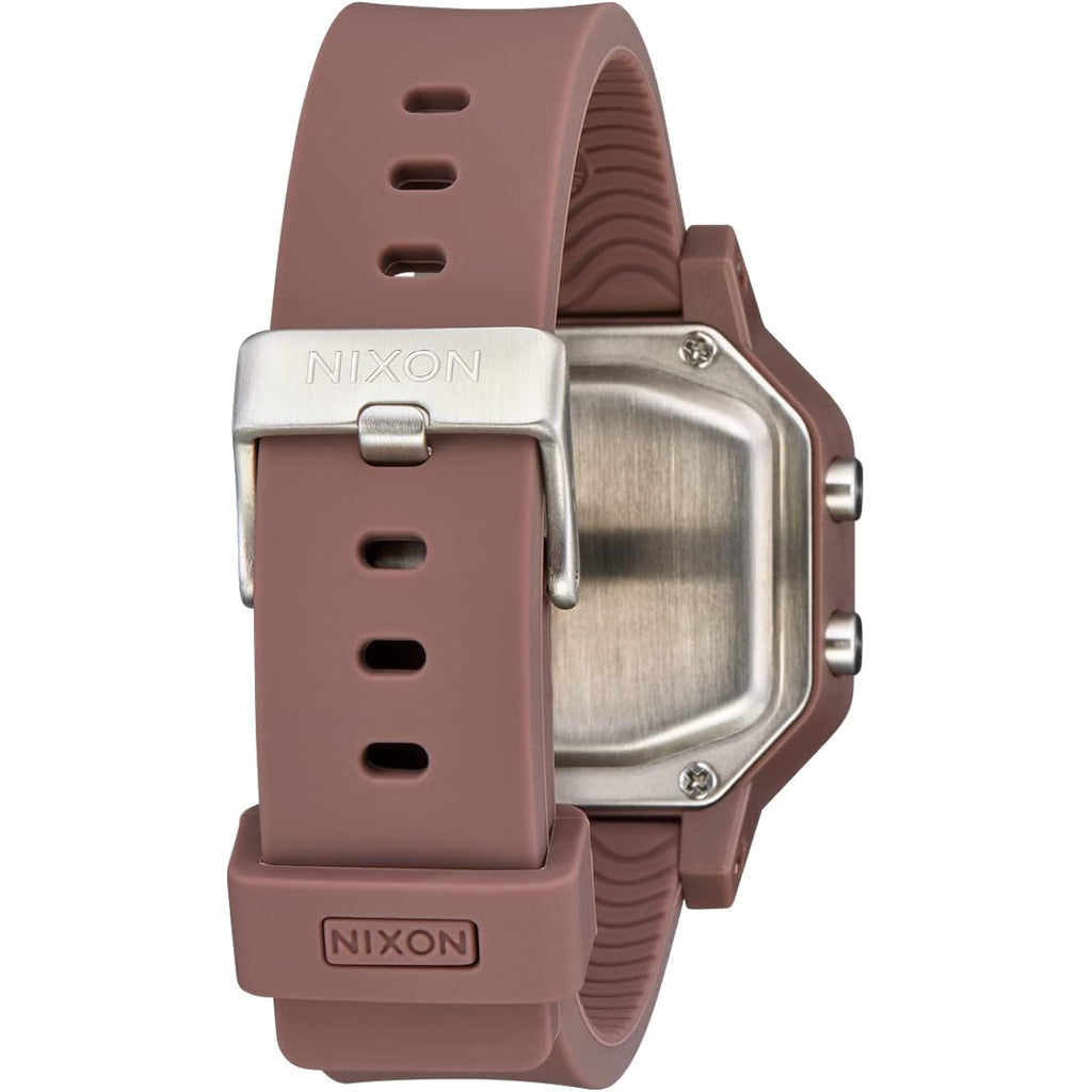 Nixon Siren A1210-100M Water Resistant Women'S Digital Sport Watch (38Mm Watch Face, 18Mm-16Mm Pu/Rubber/Silicone Band)