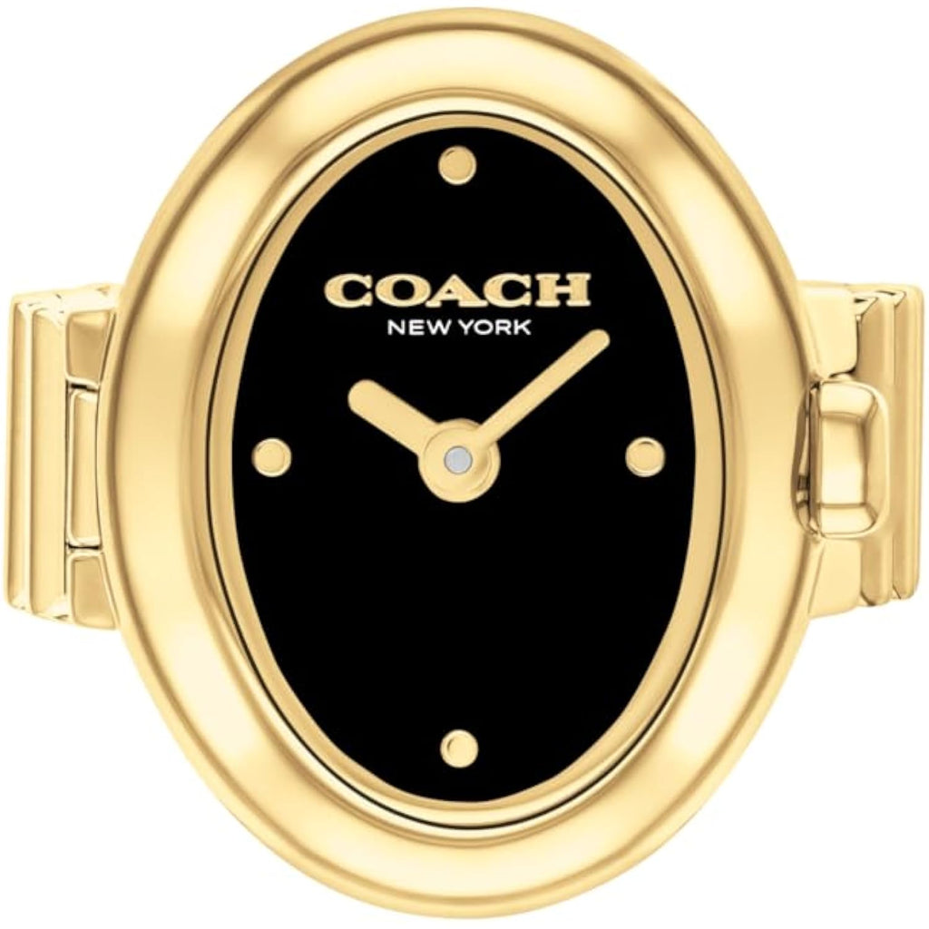 Coach Sammy Women'S 2H Quartz Ring Watch - Jewelry-Inspired Design With Stretch Band, Fits Multiple Sizes -Gift For Her 18Mm