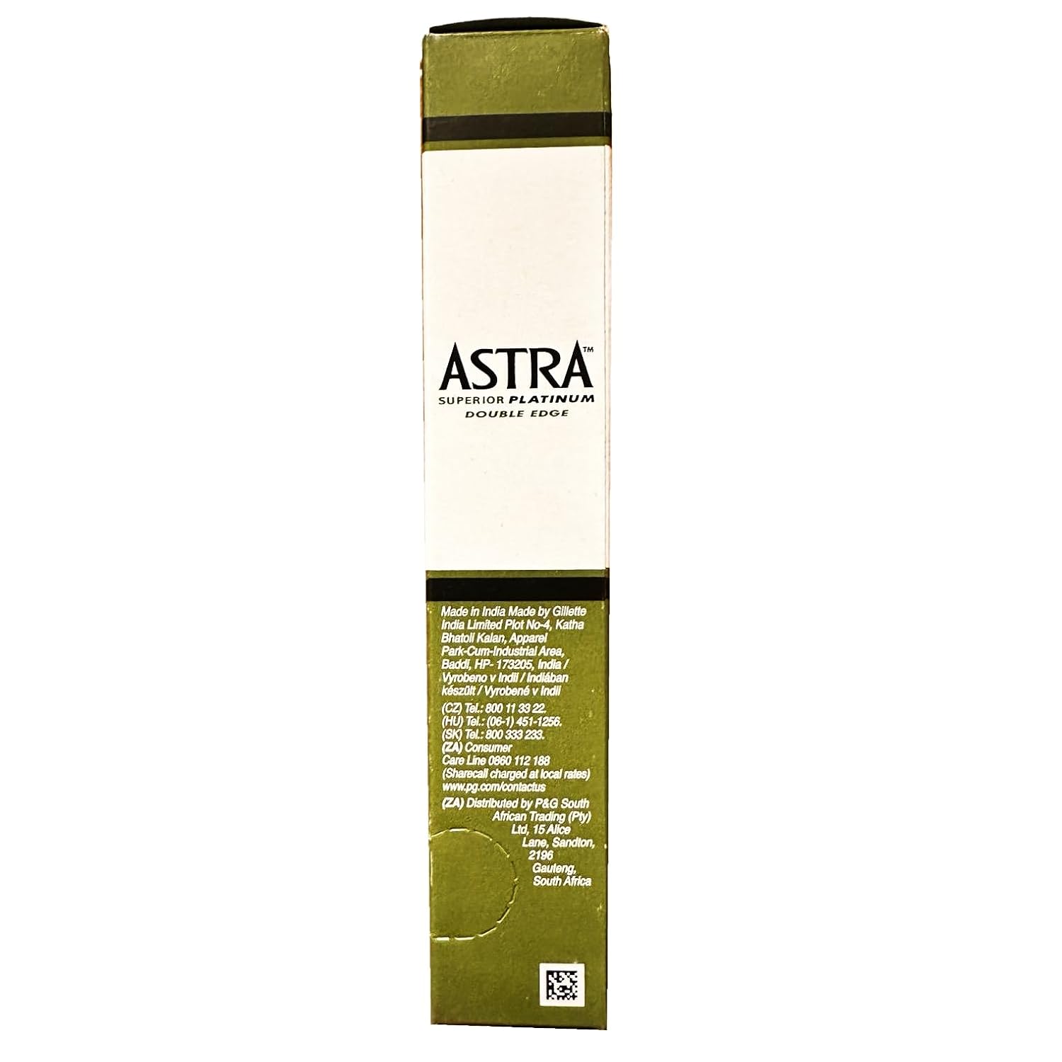 Astra Platinum Double Edge Safety Razor Blades,100 Blades (20 x 5)