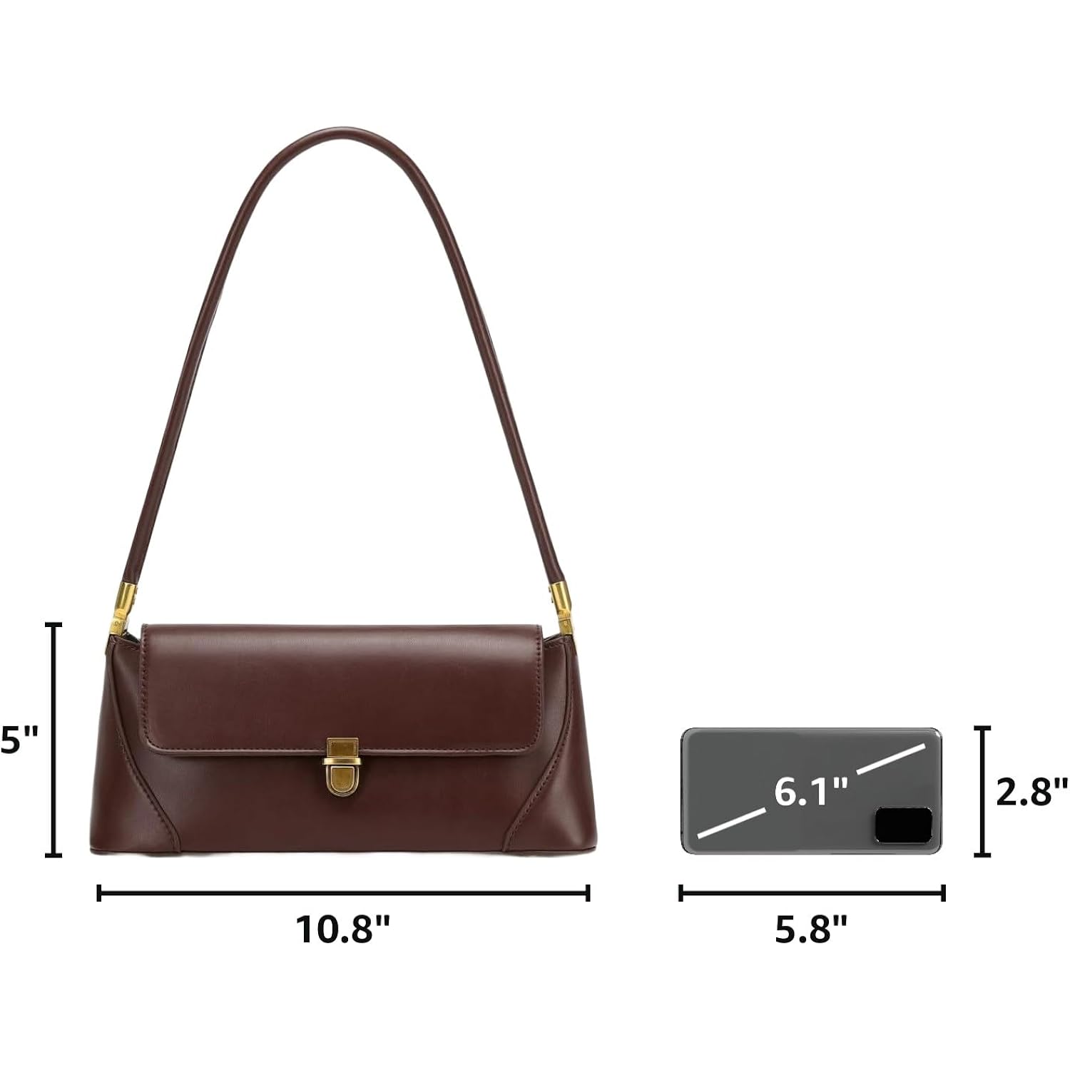 Wsrydjdl Shoulder Bags For Women Vintage Handbag Retro Classic Small Purse Cute Hobo Tote Handbag Mini Clutch Purse