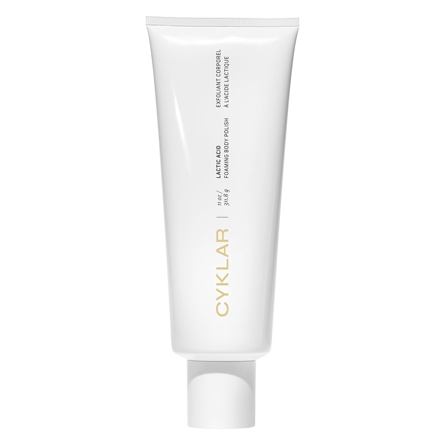 Lactic Acid Body Polish – Chemical Exfoliator With Ahas & Volcanic Pumice – Added Glycerin For Skin Hydration – Fragrance-Free, 11 Fl Oz
