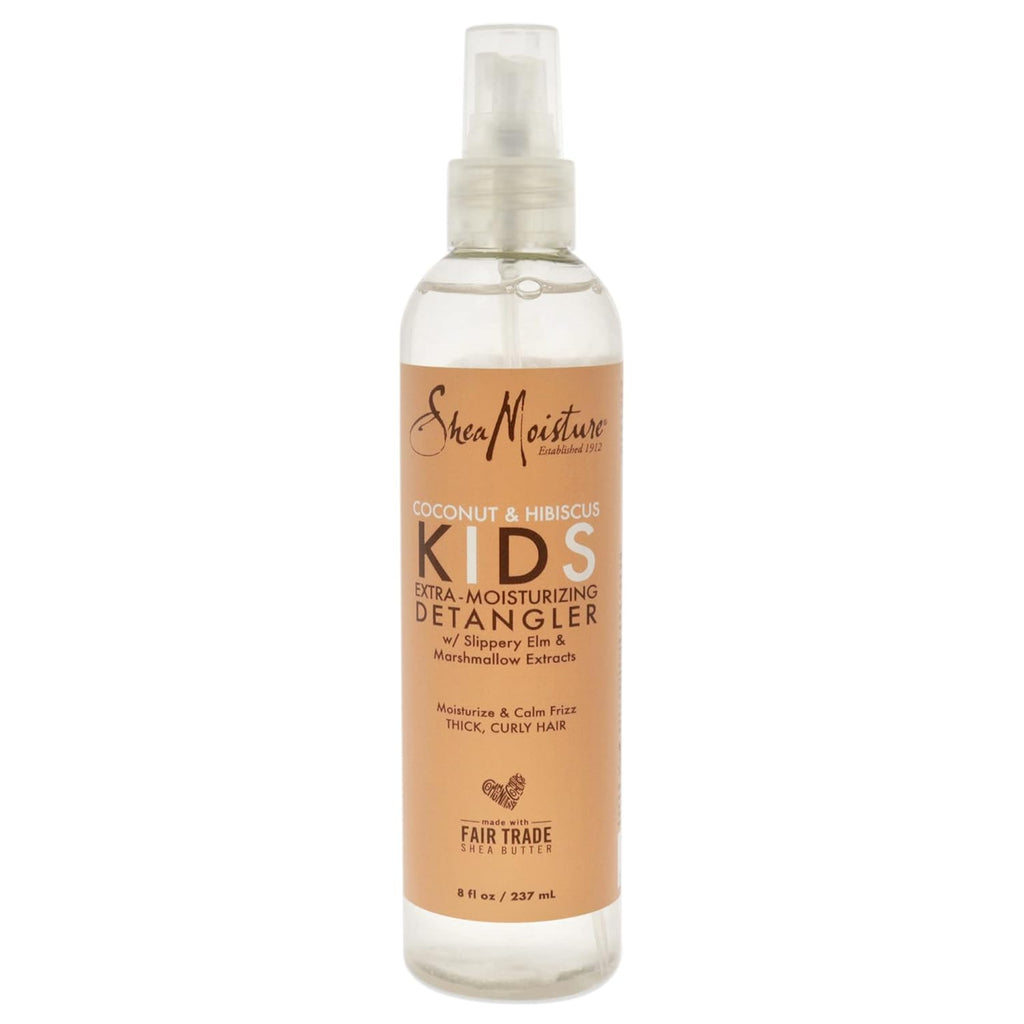 SheaMoisture Kids Detangler for Curly Hair, Extra Moisturizing Coconut & Hibiscus with Shea Butter, 8 oz