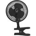 Genesis 6-Inch Clip Convertible Table-Top & Clip Fan Two Quiet Speeds - Ideal For The Home, Office, Dorm, More Black (A1Clipfanblack