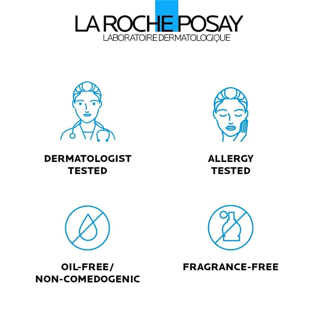 La Roche-Posay Effaclar Medicated Gel Cleanser, 2% Salicylic Acid Cleanser + Lha + Glycerin, Foaming Acne Face Wash, Helps Clear & Prevent Acne Breakouts, Oil Free, Targets Excess Oil