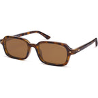 SOJOS Trendy Rectangle Polarized Sunglasses Womens Mens, Small Retro Fashion Thin Slim Square Sunnies SJ2610