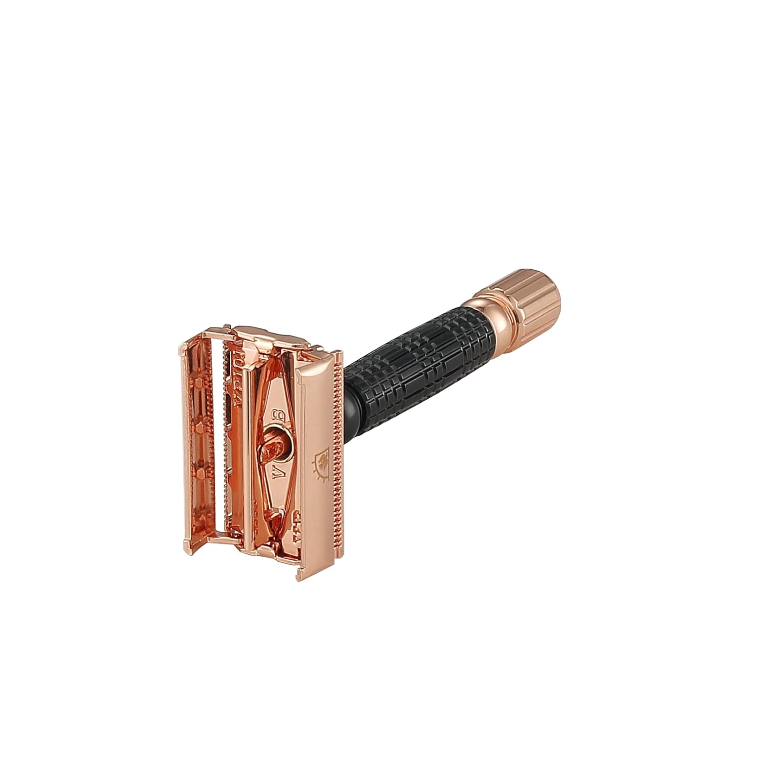 VIKINGS BLADE Double Edge Safety Razor for Men + 5 Swedish Steel Blades + Luxury Case. Smooth, Reusable, Eco-Friendly (Chieftain “Odin”)