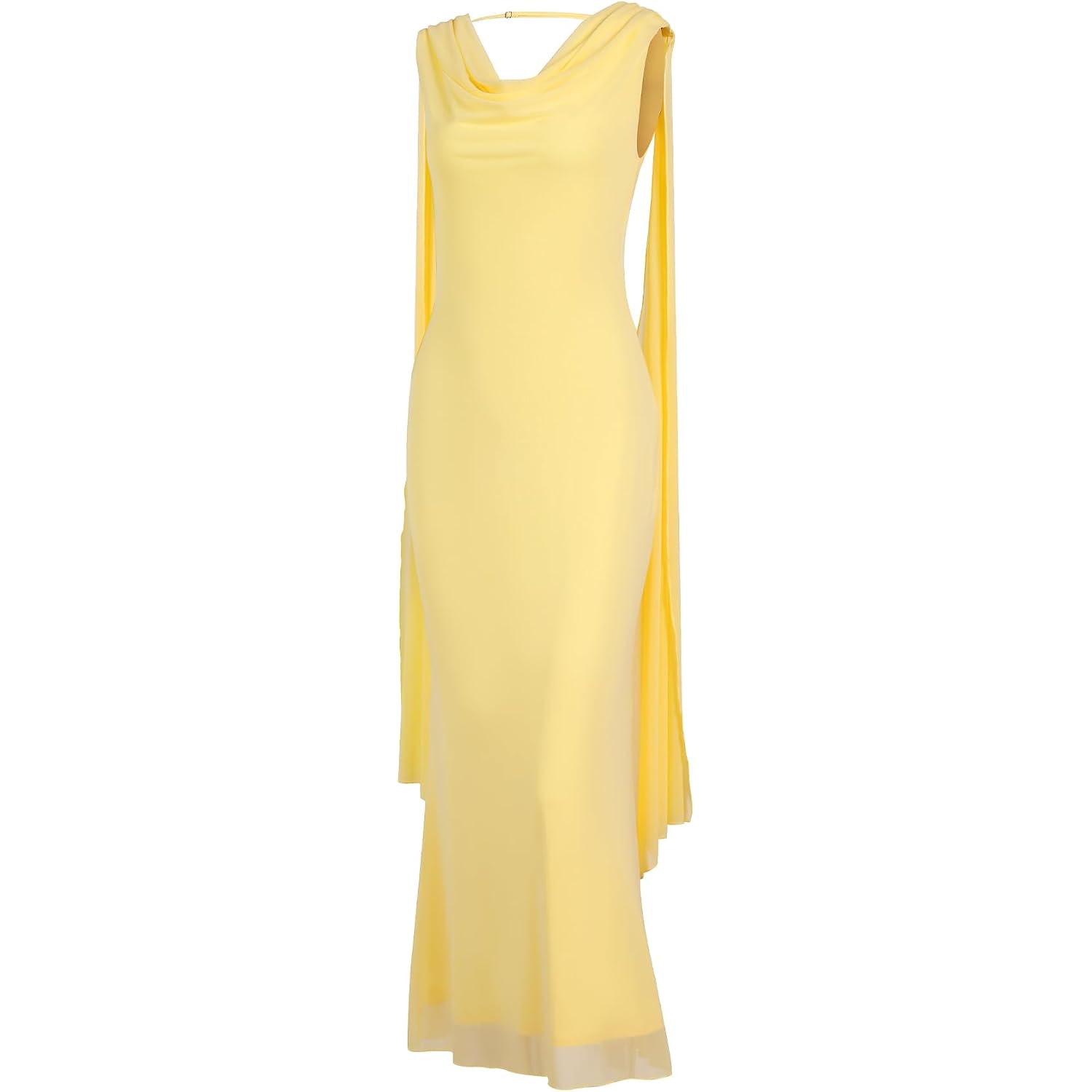 Parthea Women'S Summer Formal Wedding Guest Dresses Sleeveless Backless Long Elegant Evening Party Maxi Bodycon Dress