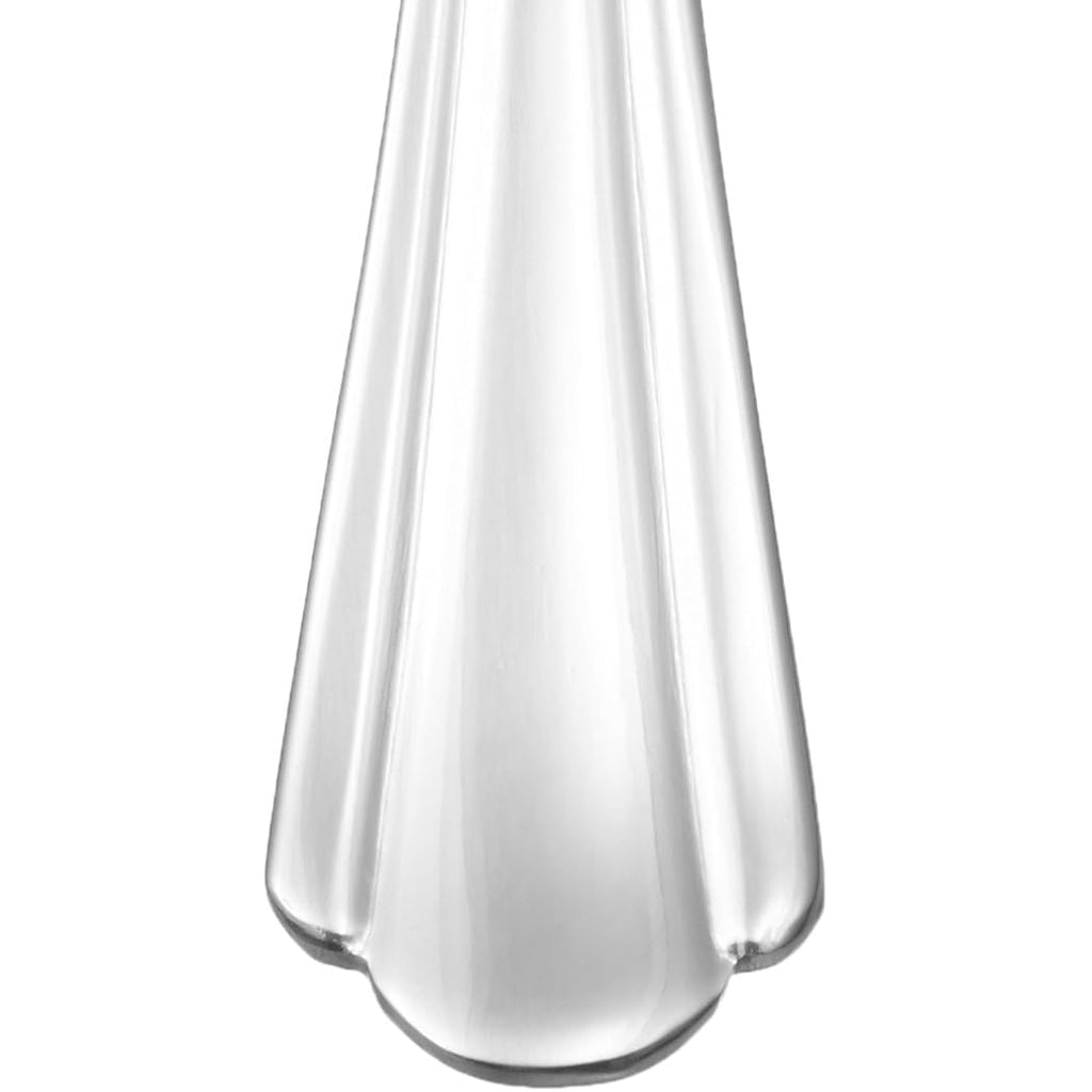 Amazon Basics Stainless Steel Dishwasher Safe Dinner Forks with Scalloped Edge, Well-Balanced Weight, Silver, Pack of 12