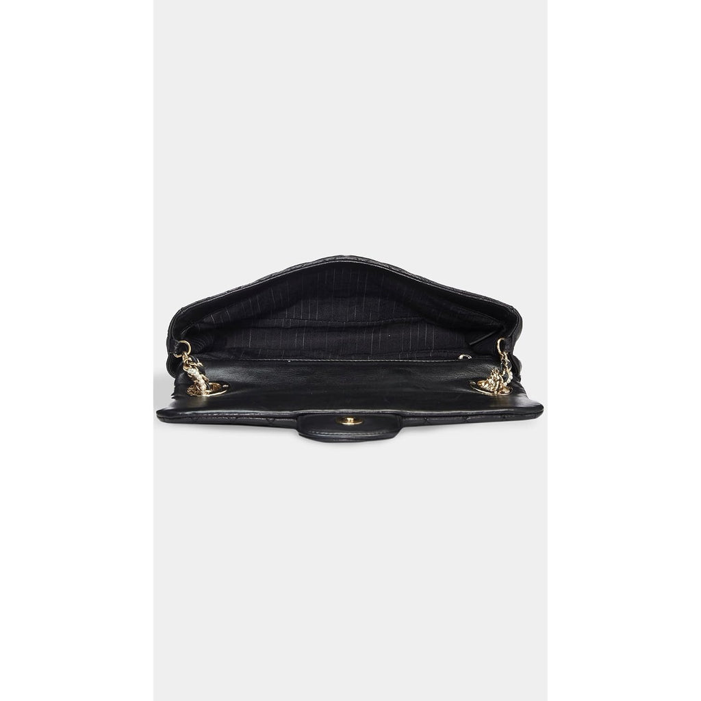 Chanel Women'S Pre-Loved Black Lambskin Westminster 10" Bag