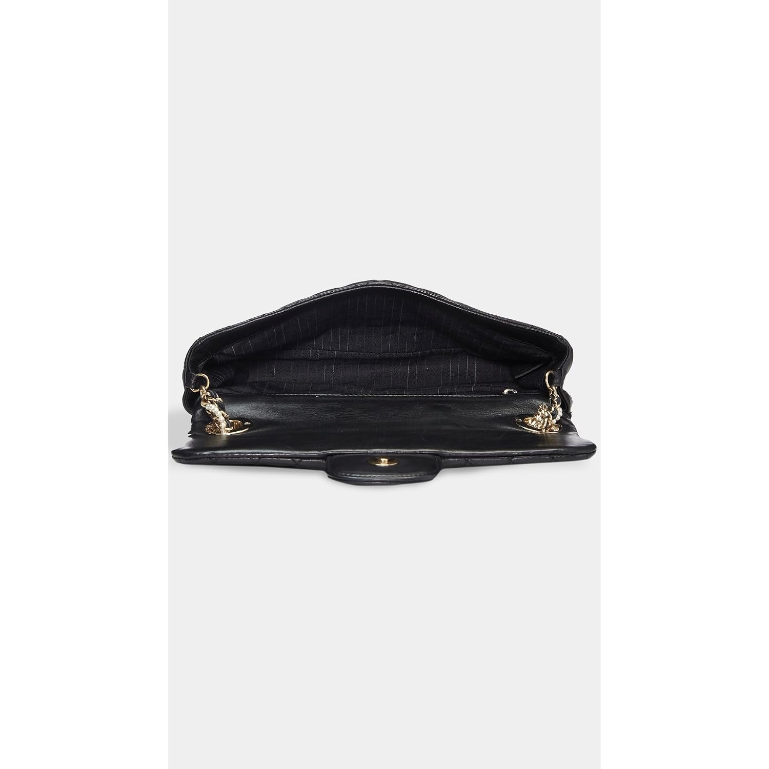 Chanel Women'S Pre-Loved Black Lambskin Westminster 10" Bag