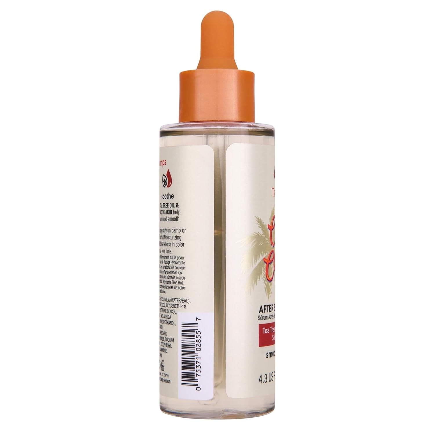 Tree Hut Coco Colada After Shave Serum, Helps Keep Skin Smooth & Soothed After Shaving, Sensitive, 4.3 Fl Oz