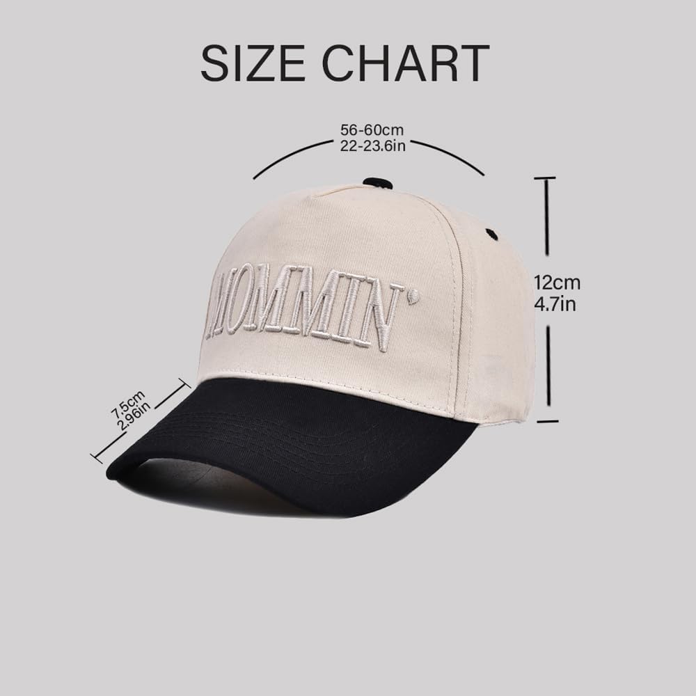 Mommin Trucker Hat,Vintage Two-Tone Women's Baseball Cap with Mama Hat Mothers Day Great Gifts for Mom Wife Stepmom