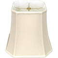 Royal Designs Bs-716-14Bg Square Cut Corner Basic Lamp Shade, 9 X 14 X 12.5, Beige