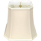 Royal Designs Bs-716-14Bg Square Cut Corner Basic Lamp Shade, 9 X 14 X 12.5, Beige