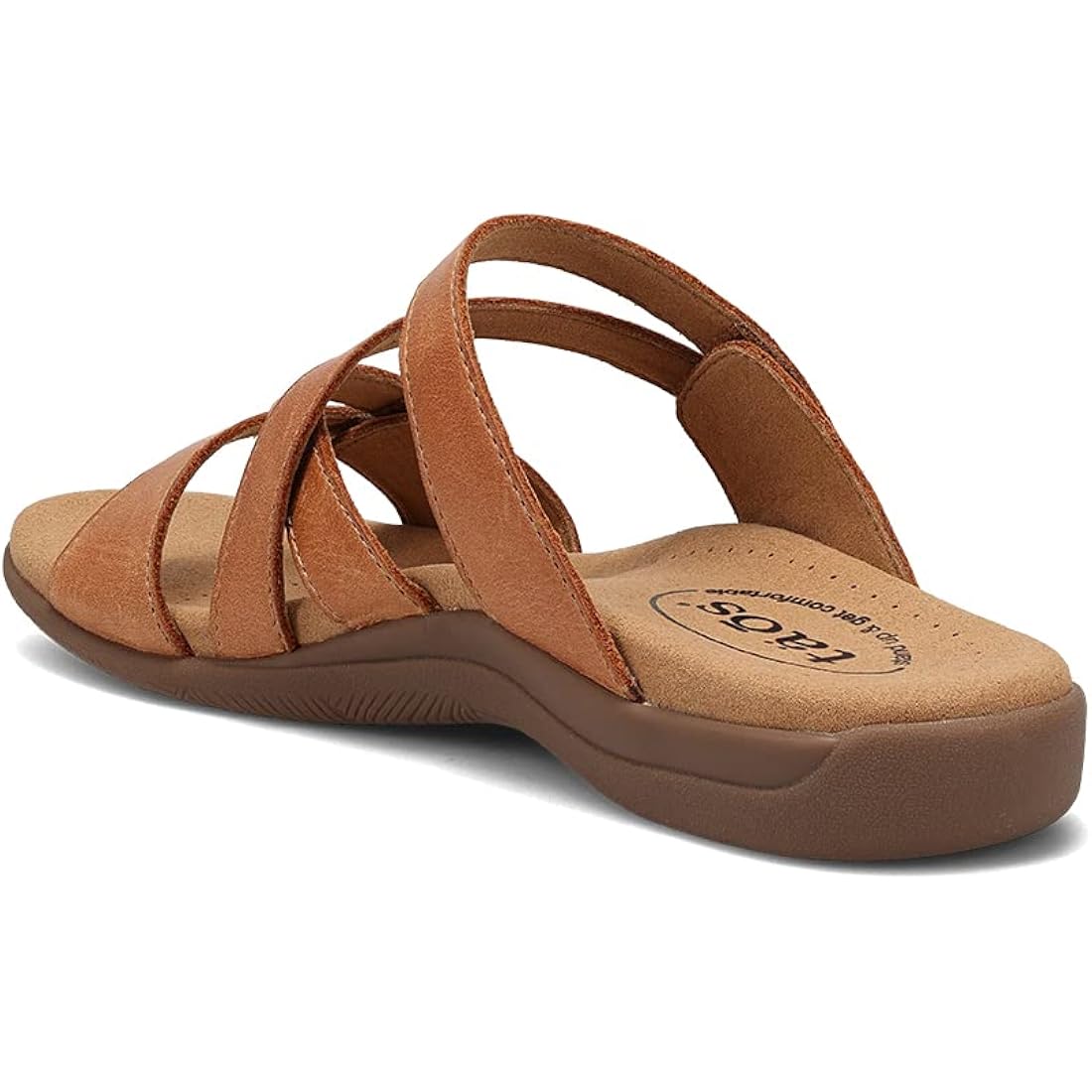 Taos Double U Premium Leather Women’S Sandal - Stylish Adjustable Strap Design With Arch Support, Cooling Gel Padding For All-Day Enjoyment And Walking Comfort