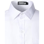 Zeroyaa Men'S Urban Stylish Casual Business Slim Fit Long Sleeve Button Up Dress Shirt With Pocket