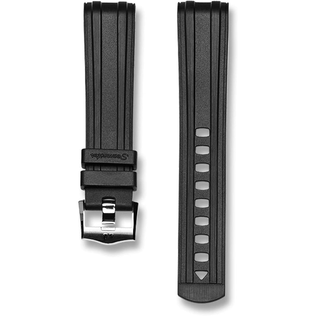 Topbd For Omega Seamaster New 300 Diving Watchbands Bracelets Pin Buckle 20Mm Curved End Quality Fluoro Rubber Watch Band Fkm Men'S Watch Bands