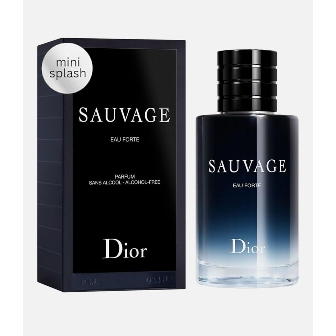 Dior Sauvage Eau Forte Parfum Mini Splash 0.34 Oz Travel Perfume