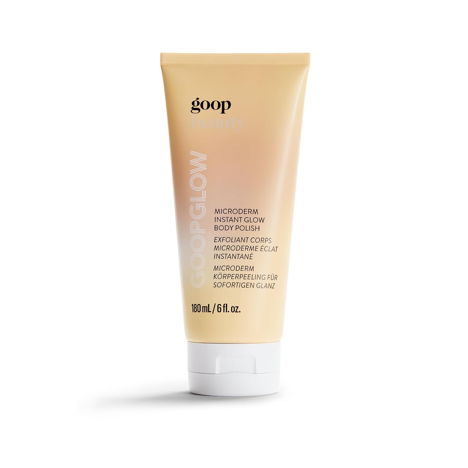 Goop Beauty Microderm Body Polish | Exfoliating Scrub & Foaming Cleanser For Glowing Skin | Salts & Kakadu Plum Seed Oil For Hydration | Inspired By Microdermabrasion | 6 Fl Oz