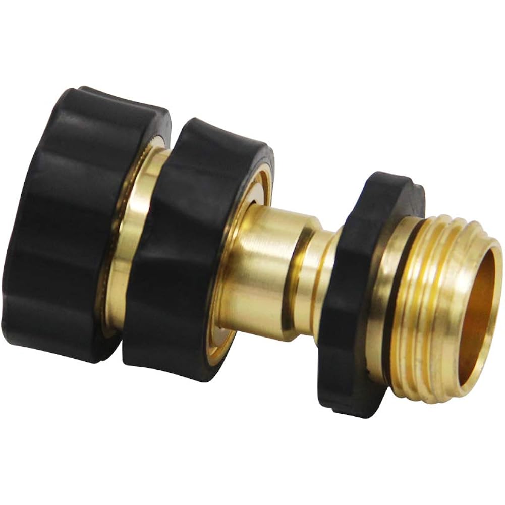 Twinkle Star 3/4 Inch Garden Hose Fitting Quick Connector Set, 4 Sets | Male And Female 4 Sets, Garden Hose Adapter, Quick Connect Hose Fittings, Water Hose Quick Connect Fittings
