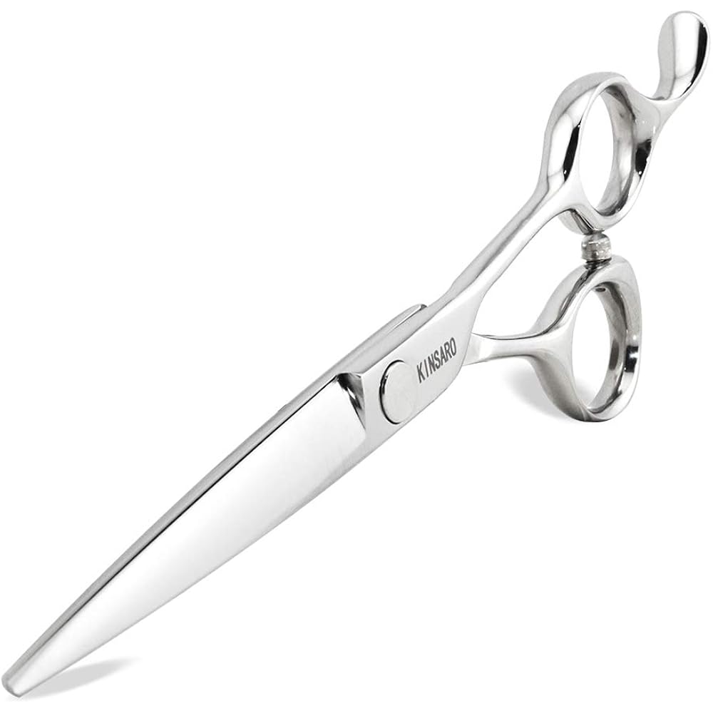Professional Hair Cutting Scissors Barber Hair Shears Haircut 6 Inch 440C Haircut Shears Hairdresser Scissors Kinsaro For Hairdresser Barber Or Home Use
